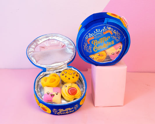 Mini Plushie - Butter Cookie Tin