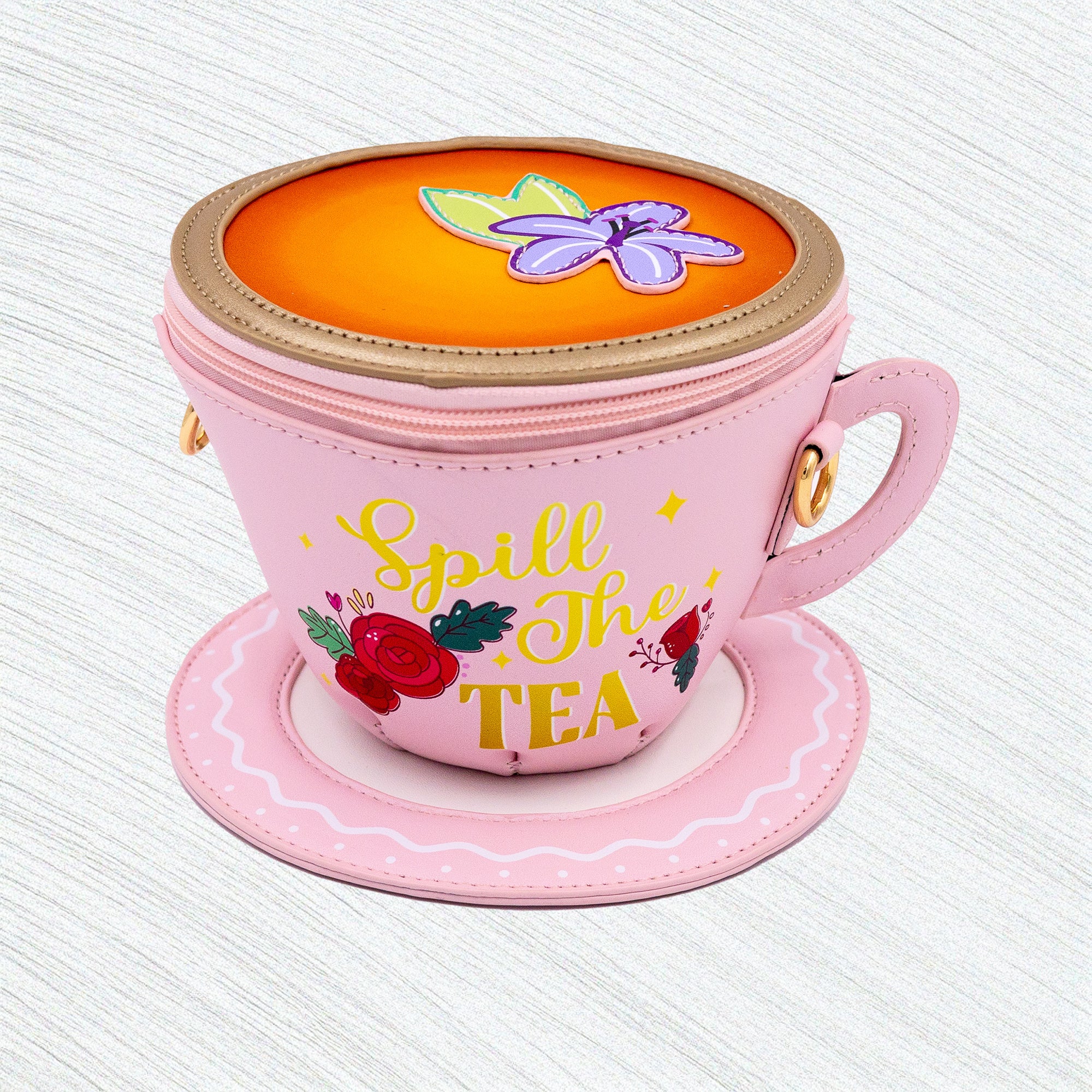 Lavender Tea Cup Crossbody – Bewaltz