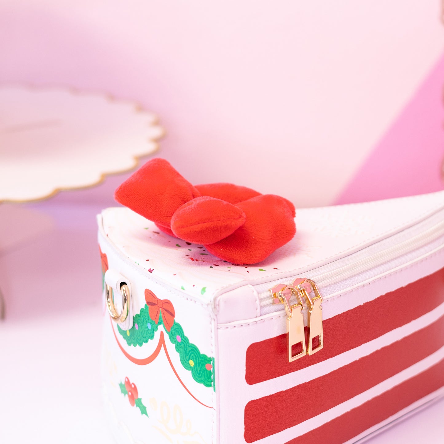 Piece of Cake Slice Handbag - Pretty Bow