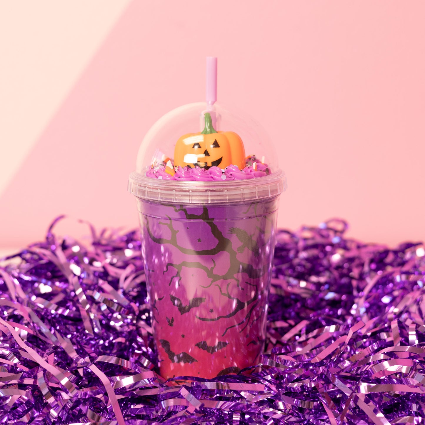 Glow in the Dark Halloween Tumbler - Spooky Tree