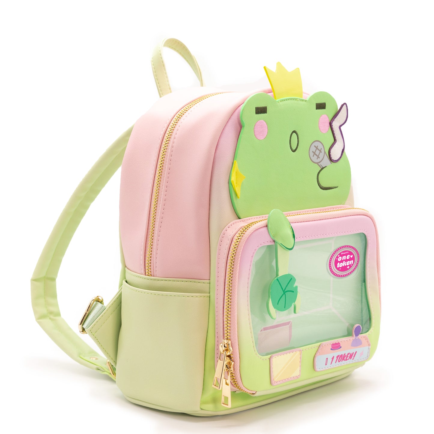 Claw Machine Pin Collector Backpack - King Toad the Frog