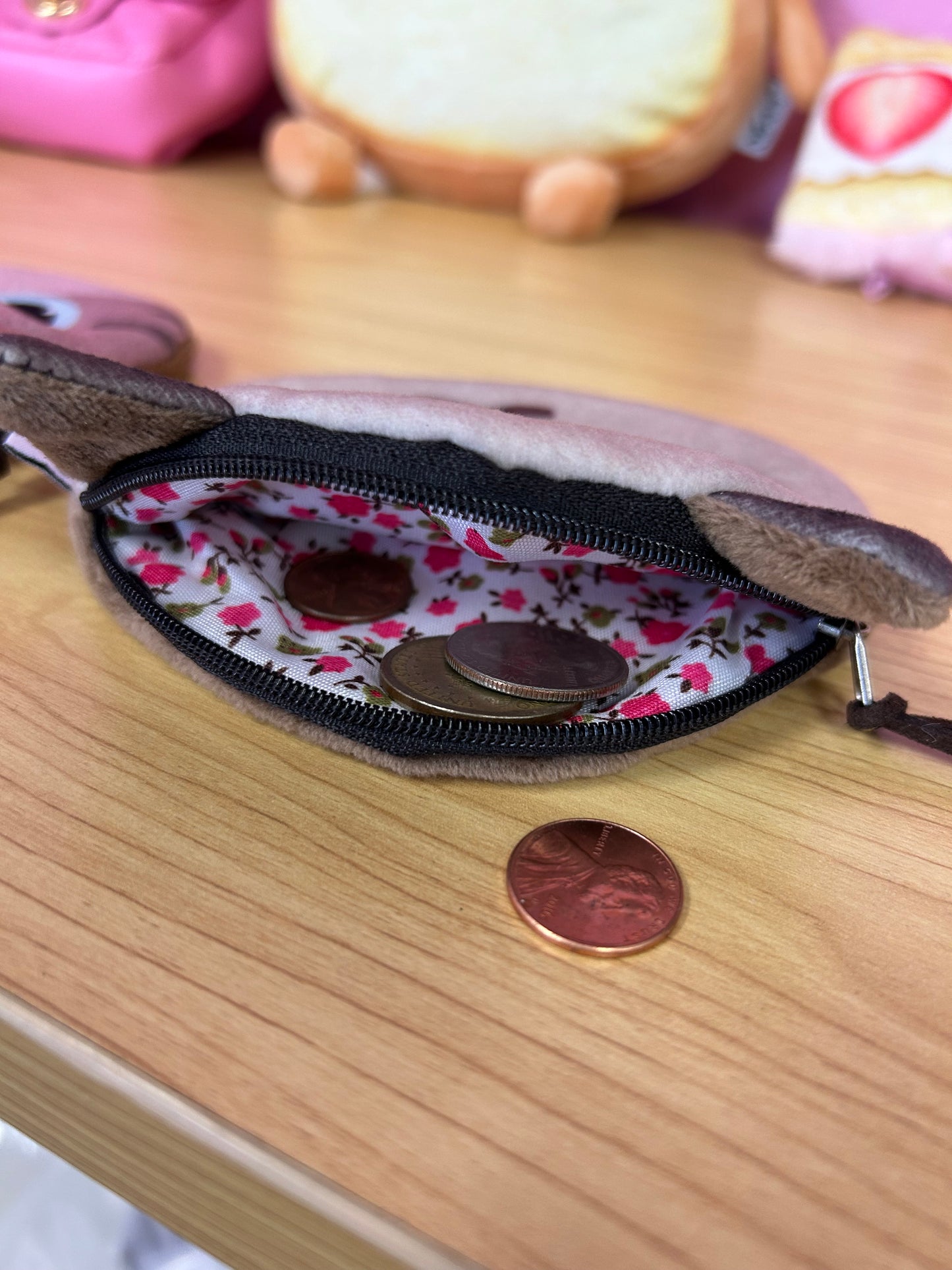 Surprised Siamese Cat Coin Purse