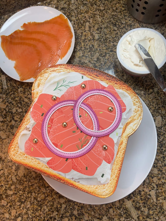 Smoked Salmon Toast Crossbody