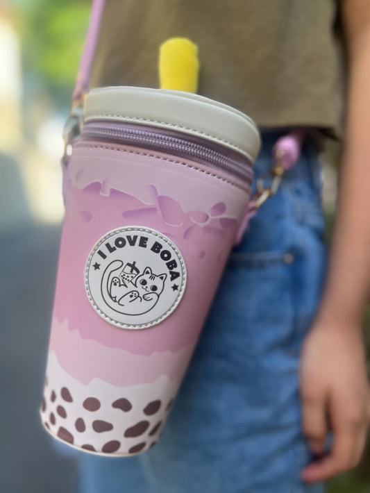 Boba Milk Tea Handbag - Taro