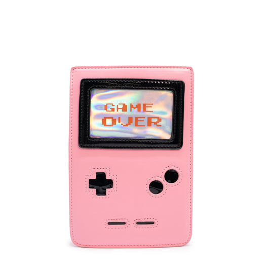Retro 8-Bit Gamer Handbag Pink - Bewaltz