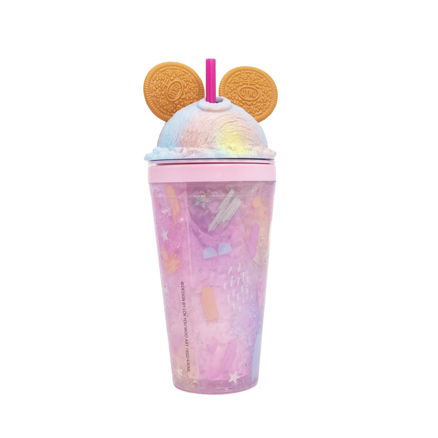 Cookie Mouse Ear Tumbler - Pink - Bewaltz