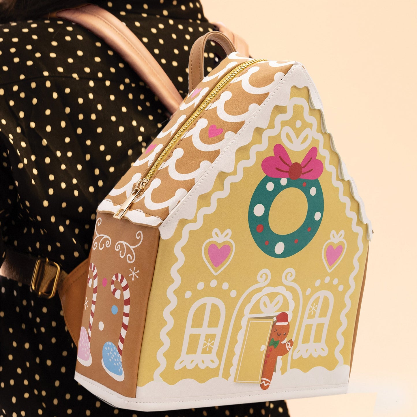 SALE! Glow-in-the-Dark Gingerbread House Backpack