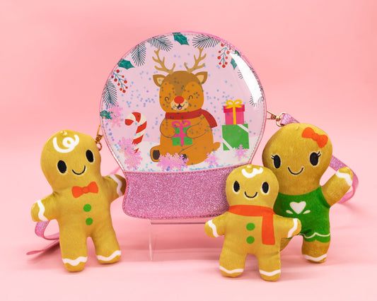 Snowglobe Handbag - Reindeer Cheer