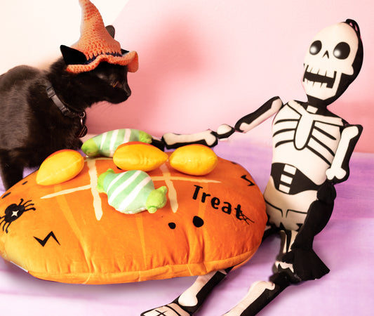 Tic Tac Toe Plushies - Trick or Treat Pumpkin