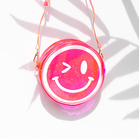 NEW! Jelly Fruit Handbag - Pink Winky Face ππ