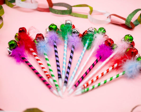 Jingle Bell Pen Set (Assorted) 🔔