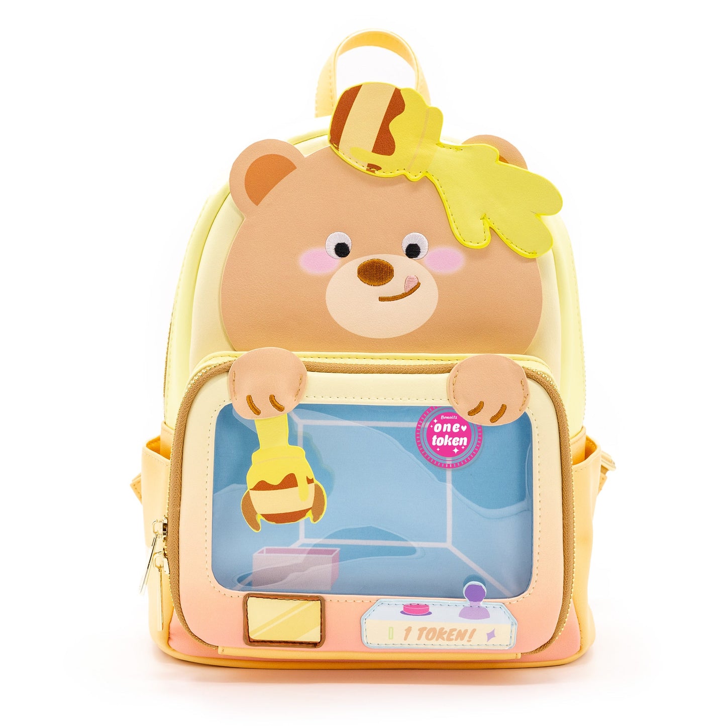 Claw Machine Pin Collector Backpack - Sweet Honey Bear