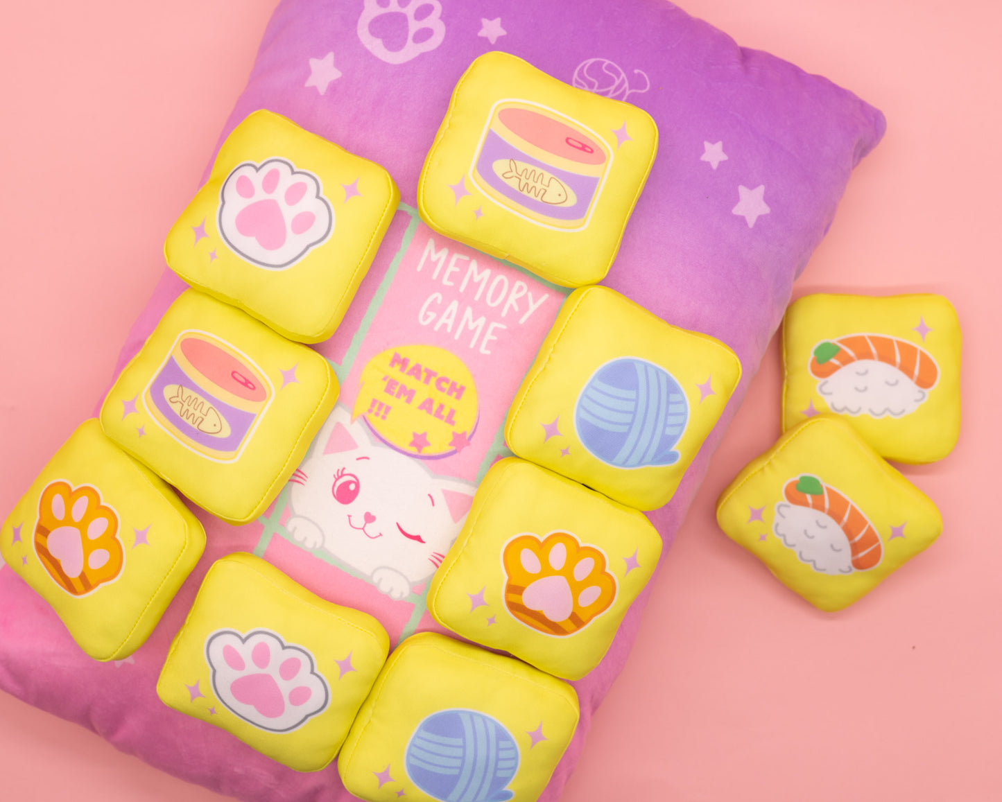 Brain Game Mini Plushie Claw Machine - Winky Eye Kitty