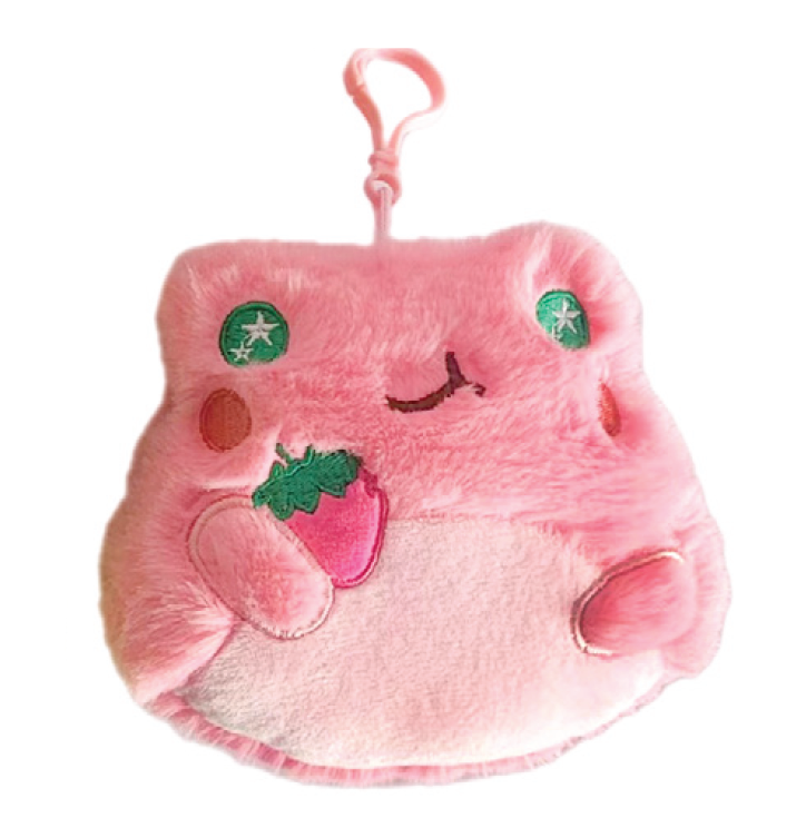 Coin Purse - Pink Frog