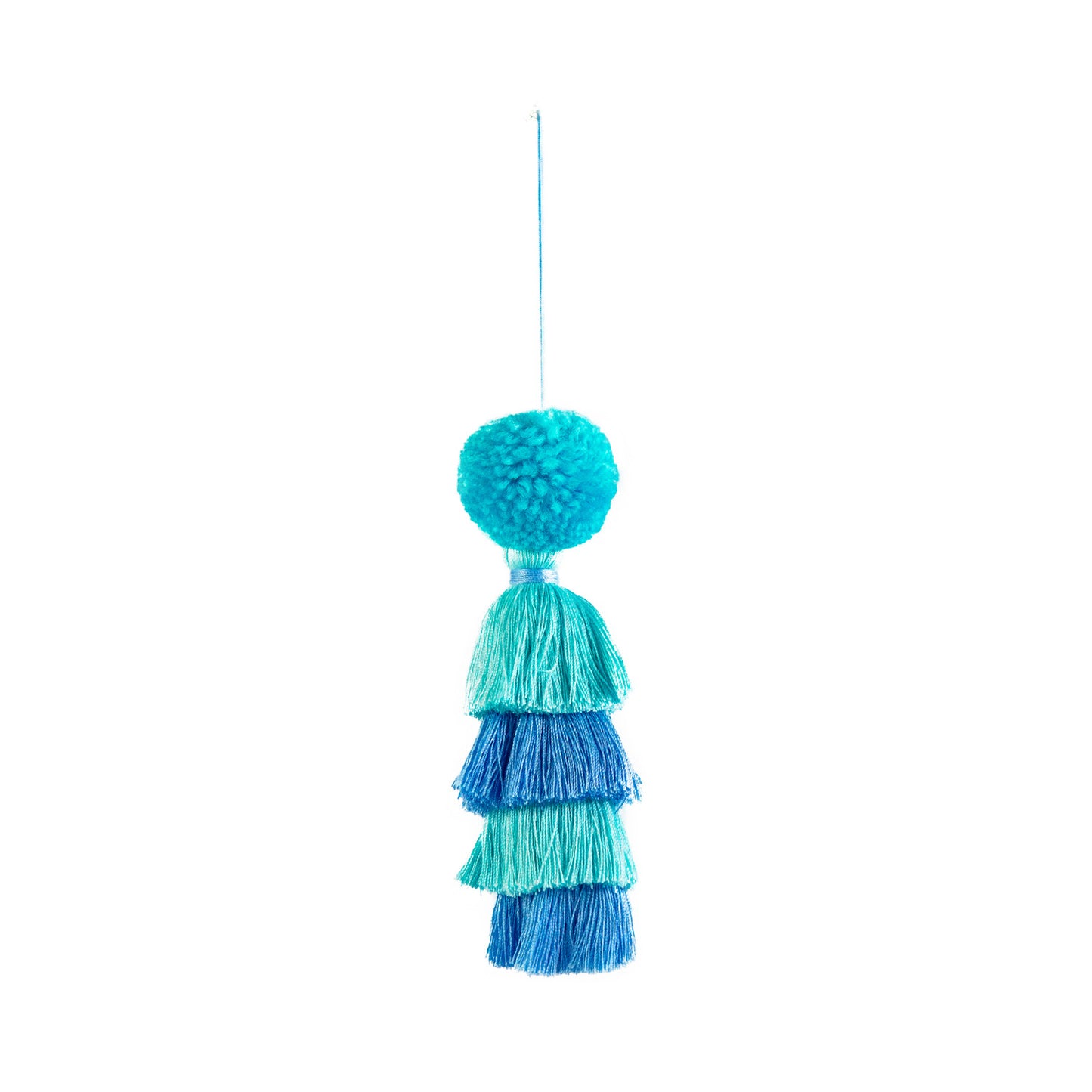 Amalfi Tassel Charm - Blue - Bewaltz