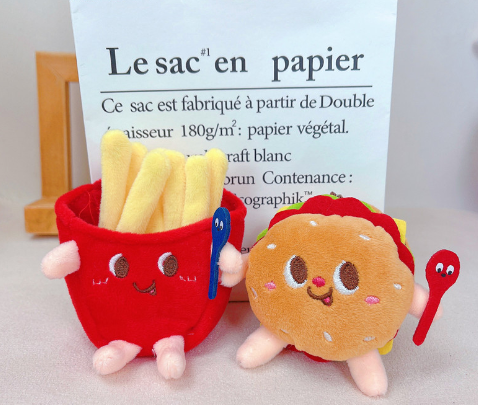 Foodie Plush Keychain