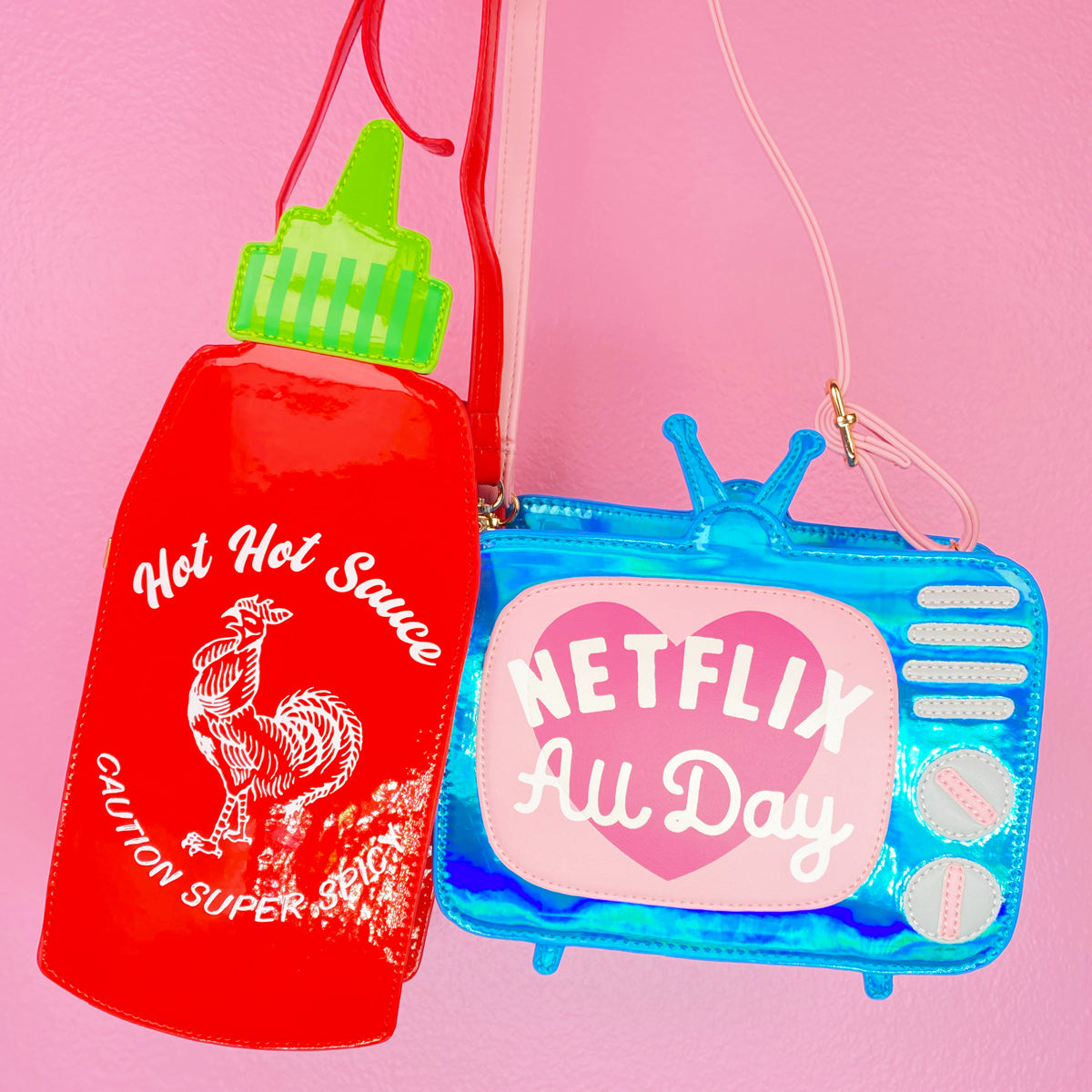 Hot Hot Red Rooster Sauce Handbag