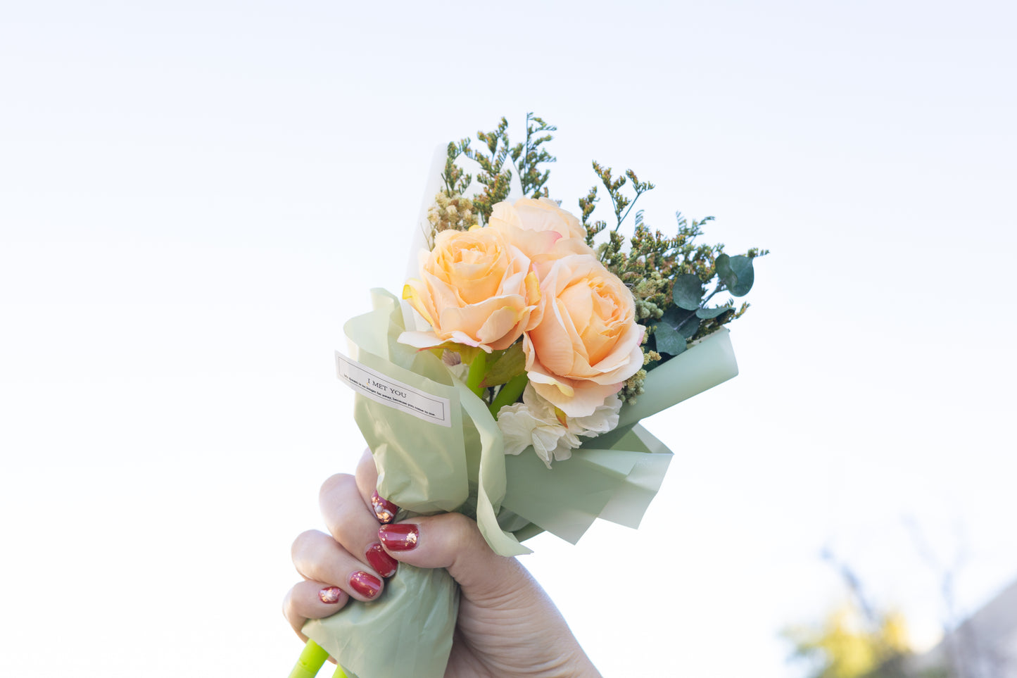 Flower Bouquet Pen Set of 3