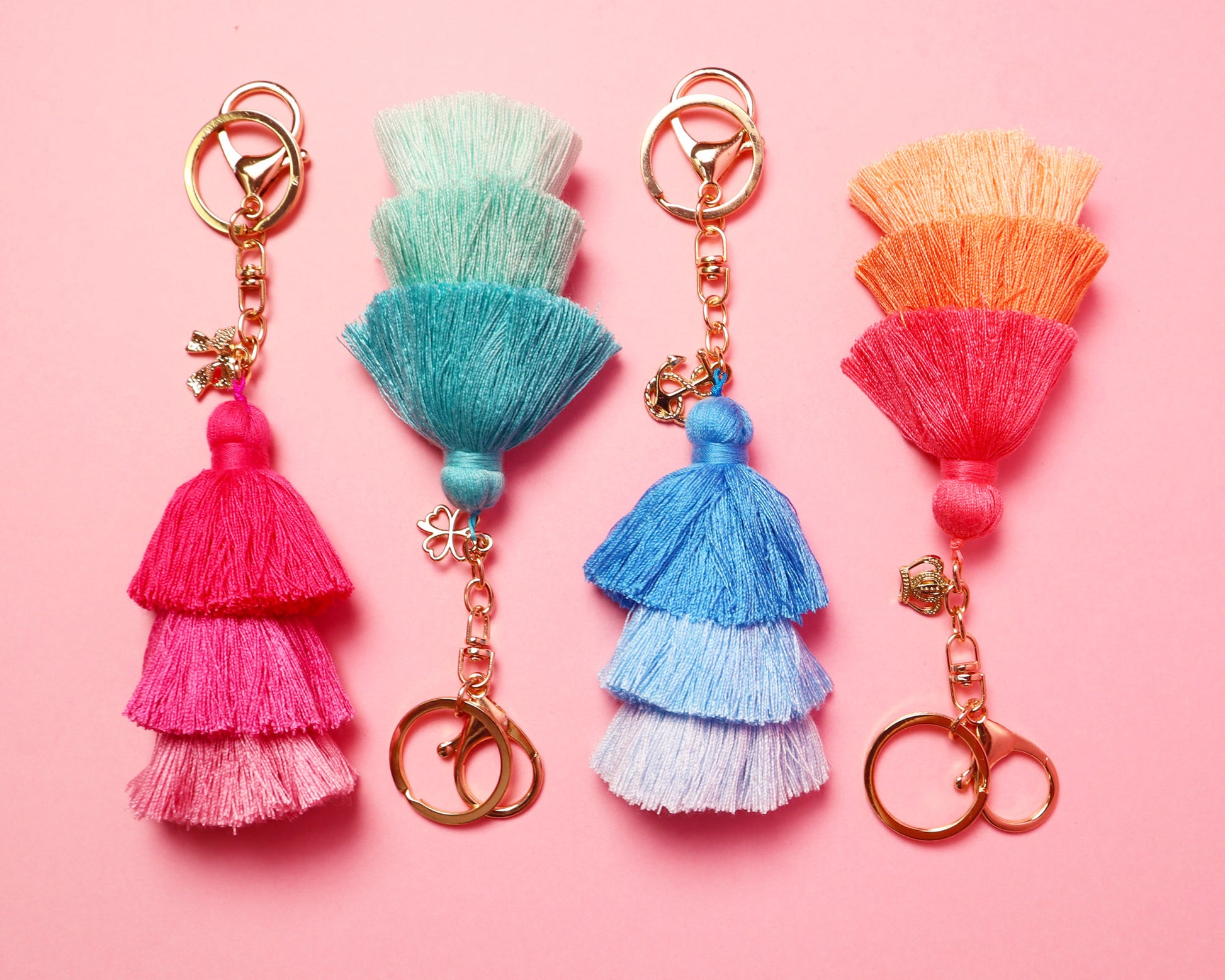 Lima Tassel Charm Blue - Bewaltz