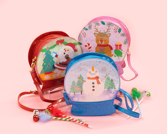 Snowglobe Handbag - Reindeer Cheer