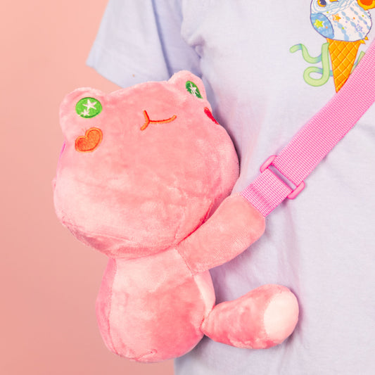 Plush Crossbody - My Little Sister Frog