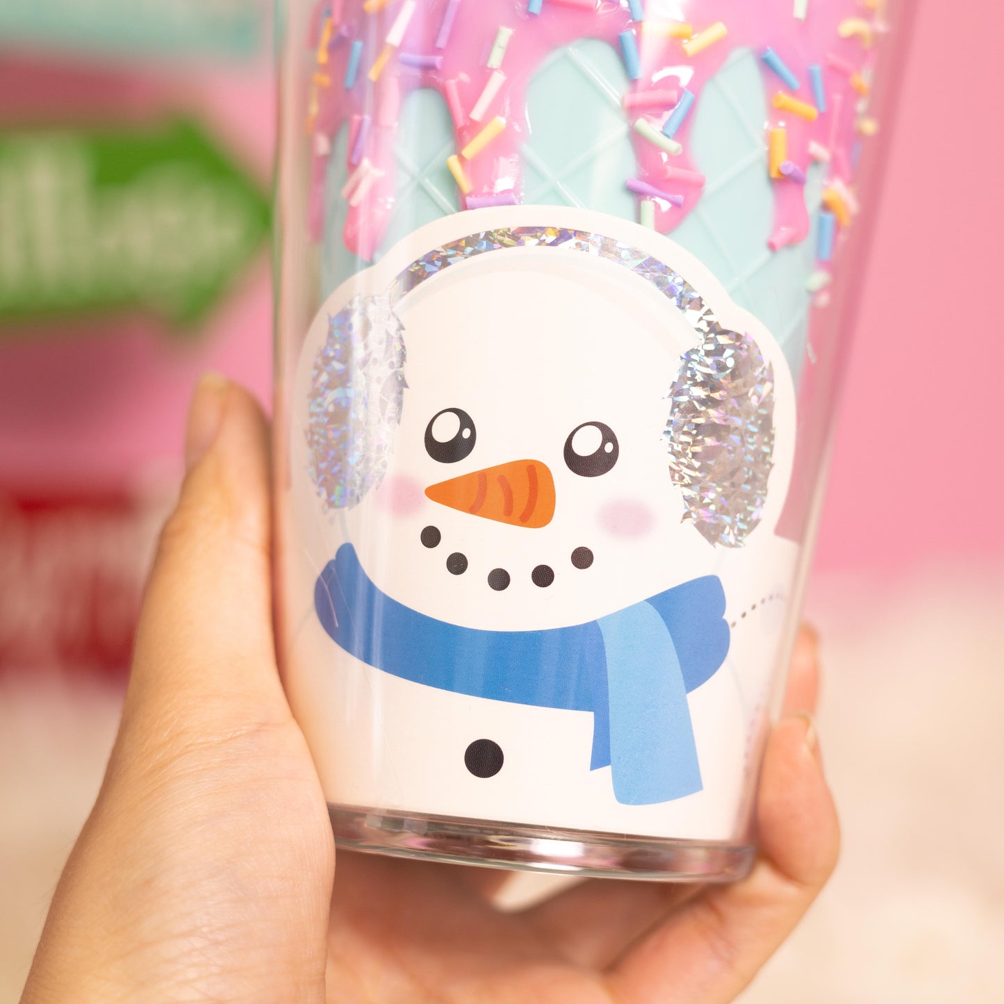 Christmas Tumbler - Smiling Snowman ☃️