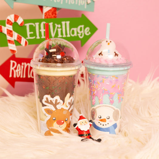 Christmas Tumbler - Smiling Snowman ☃️