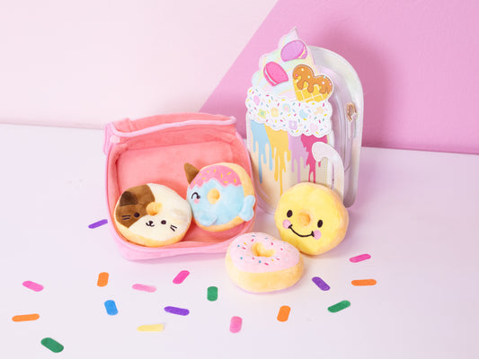 Mini Plushies - Donut Worry Box (5-Pc Set)