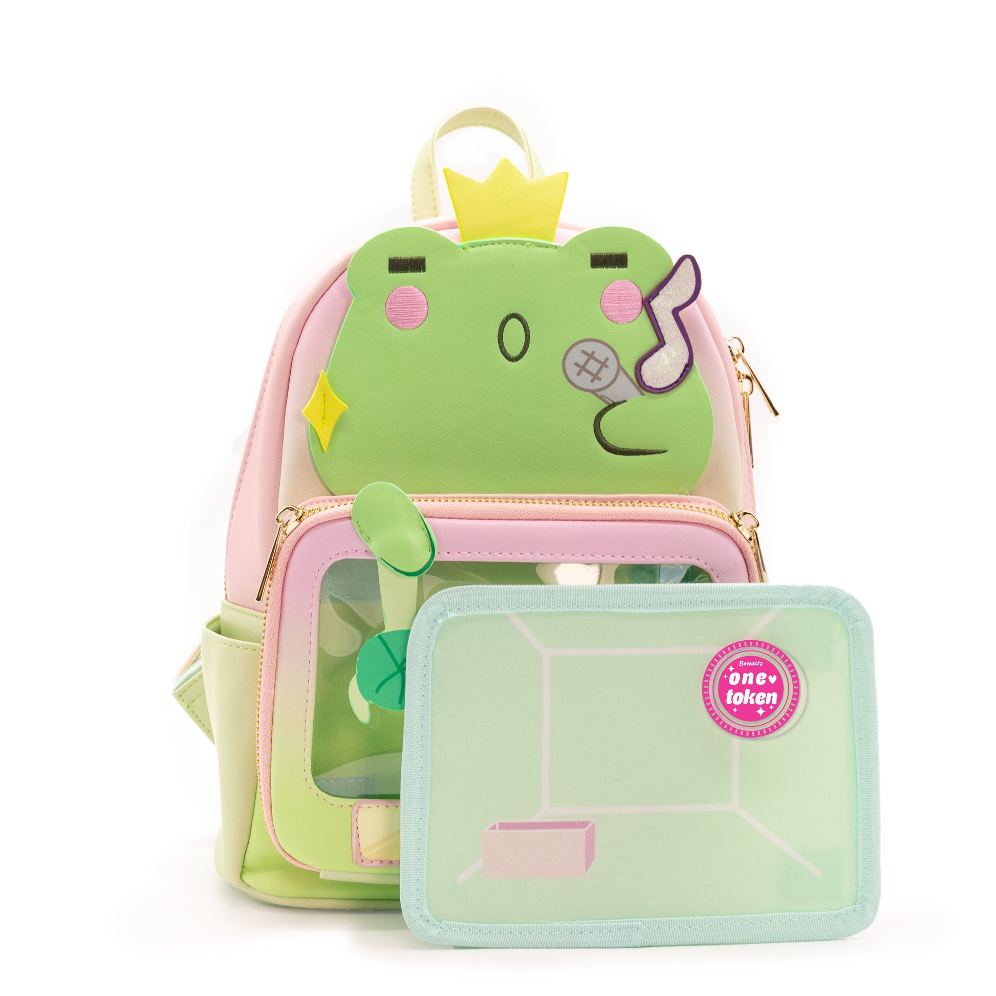 Claw Machine Pin Collector Backpack - King Toad the Frog