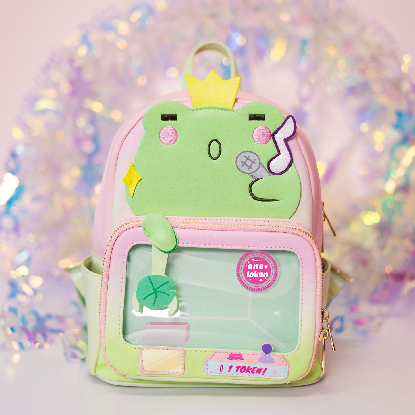 Claw Machine Pin Collector Backpack - King Toad the Frog