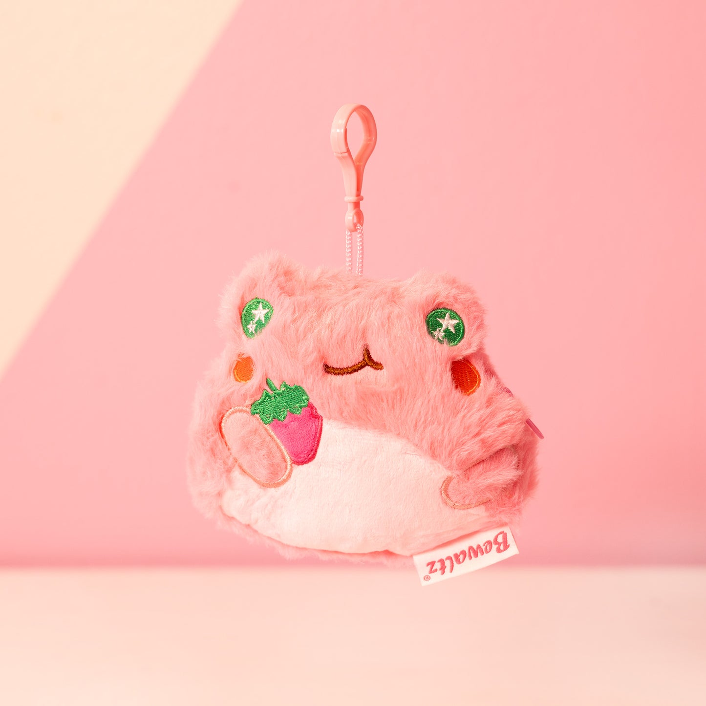 Coin Purse - Pink Frog