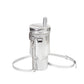 Take A Sip Water Cup-Silver Crossbody