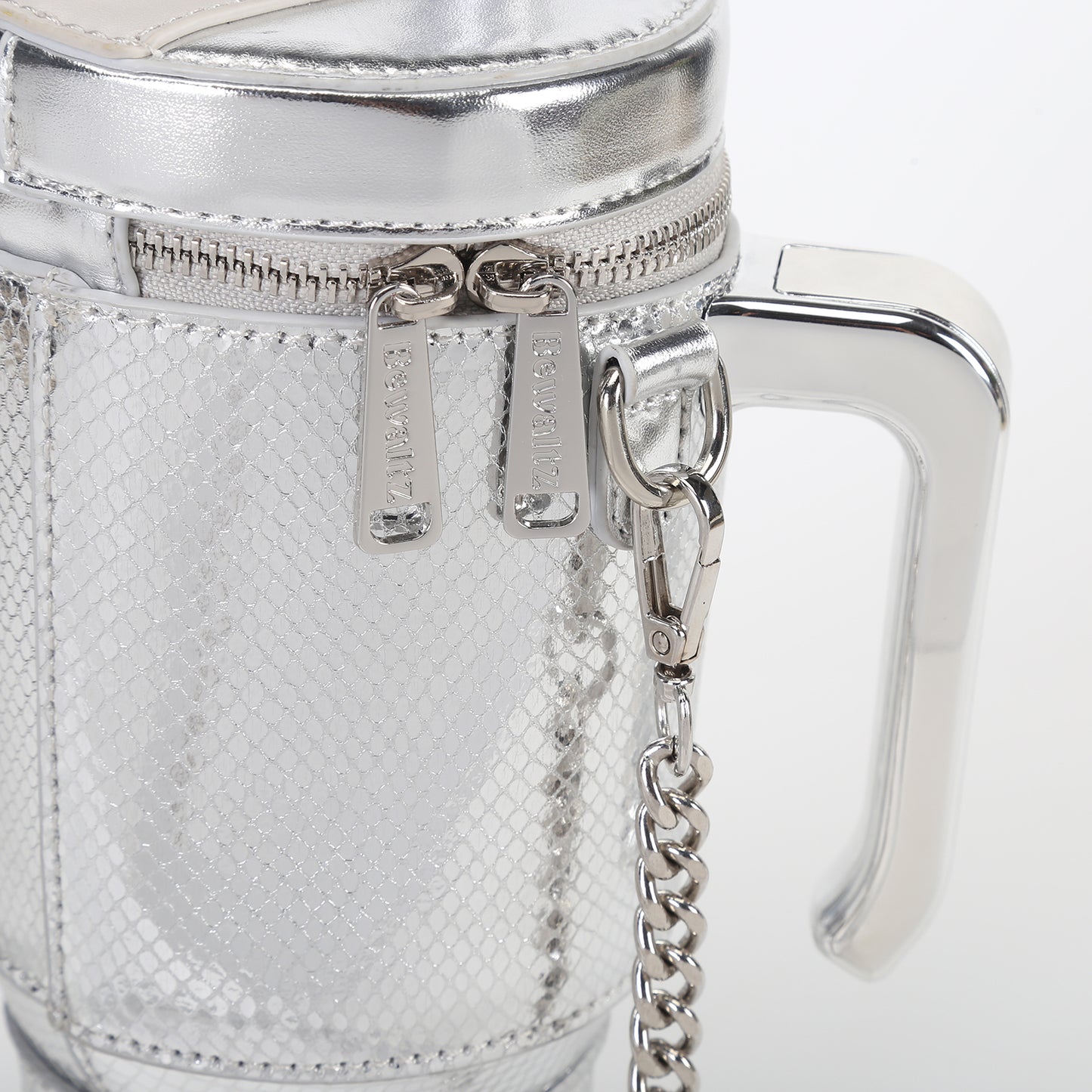 Take A Sip Water Cup-Silver Crossbody