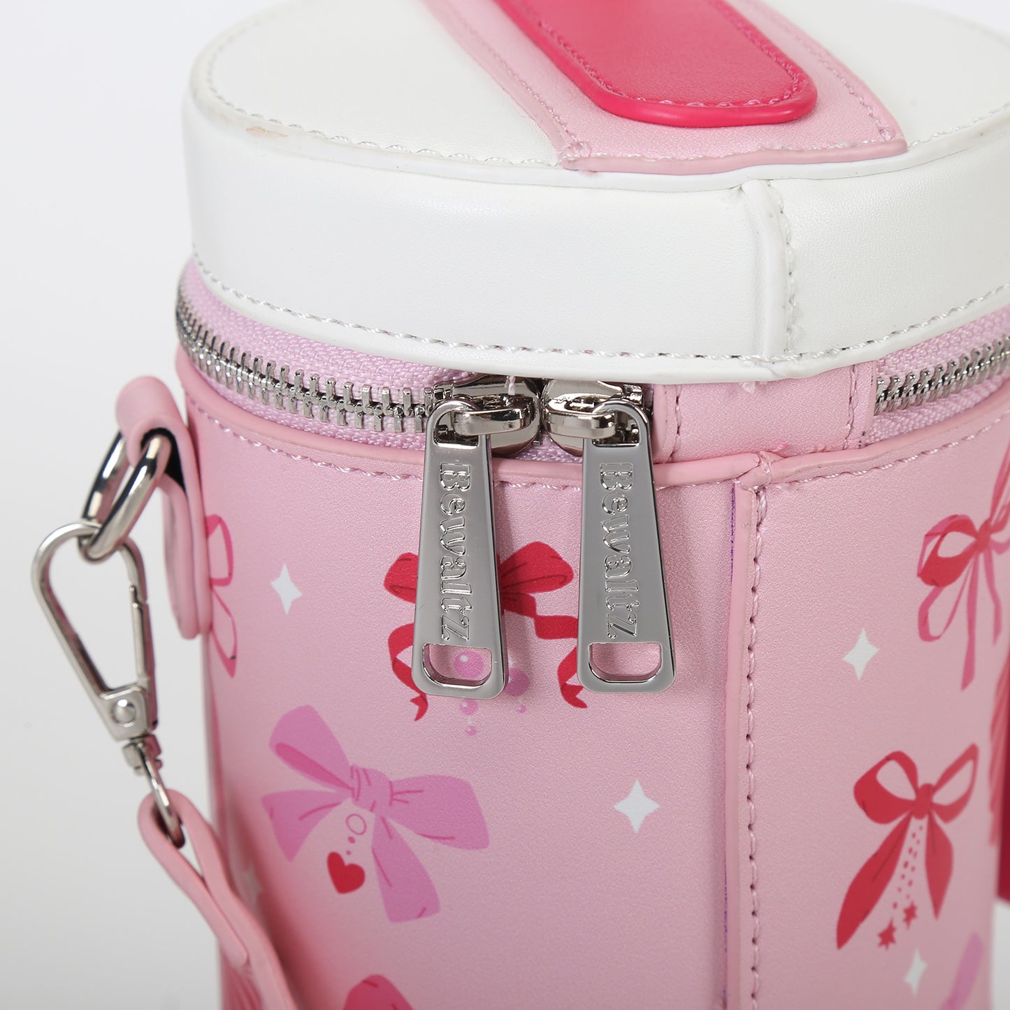 Take A Sip Water Cup-Elegant Bows Pink Crossbody