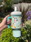 Take A Sip Water Cup-Autumn Mushroom Mint Crossbody