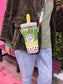 Boba Milk Tea Handbag - Matcha