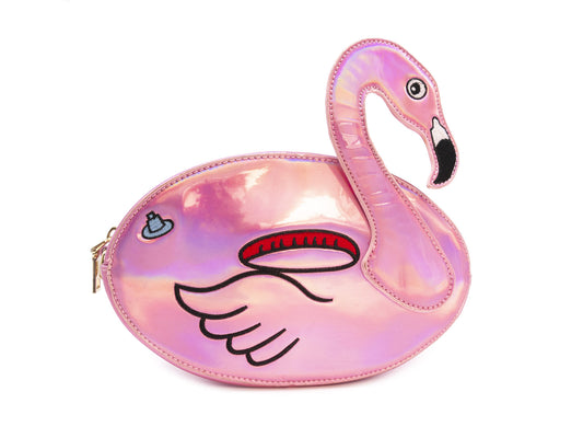 Fun Flamingo Floaty Party Handbag - Bewaltz