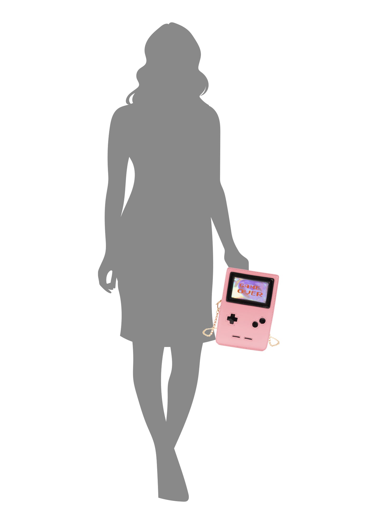 Retro 8-Bit Gamer Handbag Pink - Bewaltz
