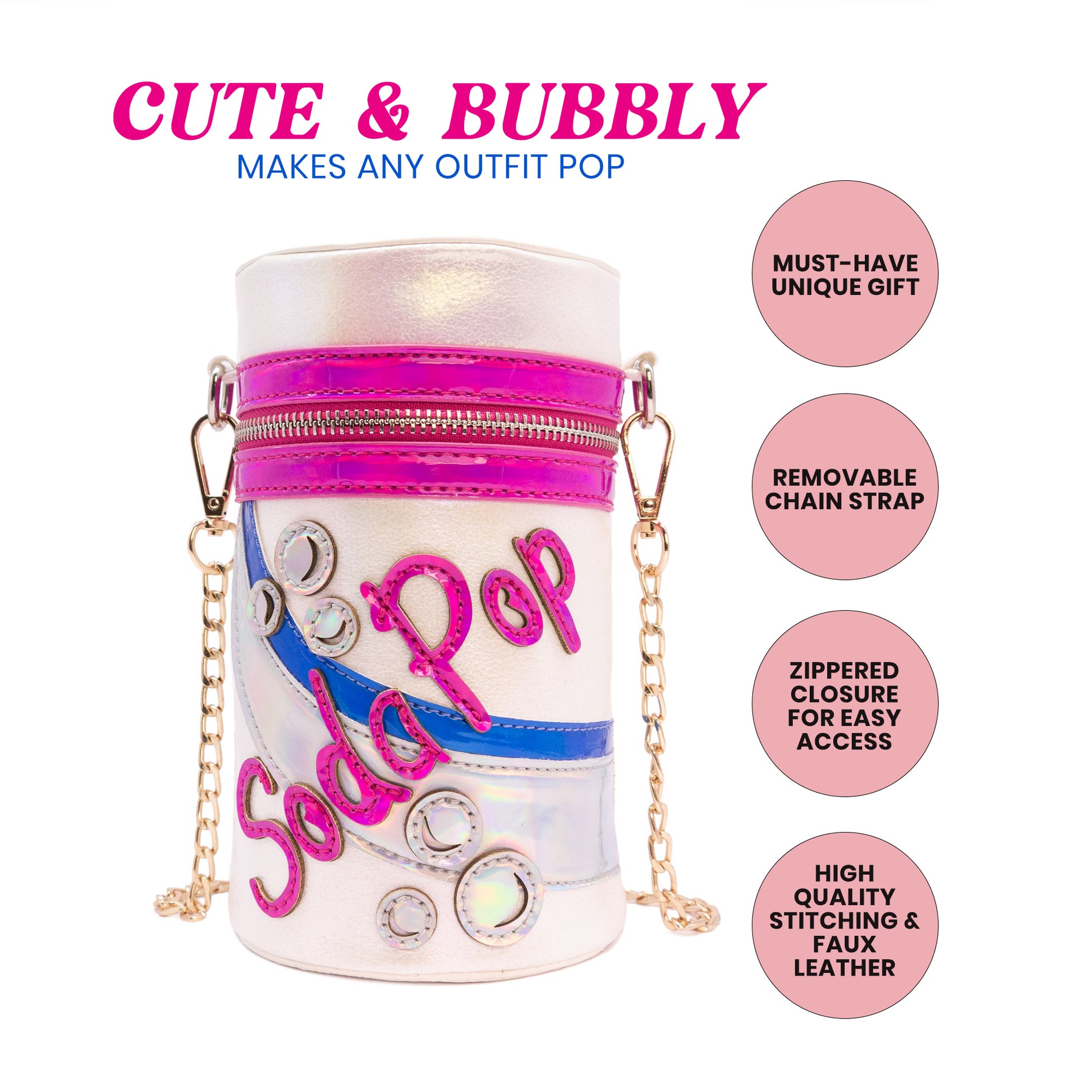 Fizzy Bubble Soda Can Handbag - Bewaltz