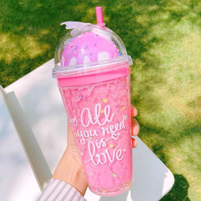 Ice Cream Sundae Tumbler - Purple Cotton Candy - Bewaltz