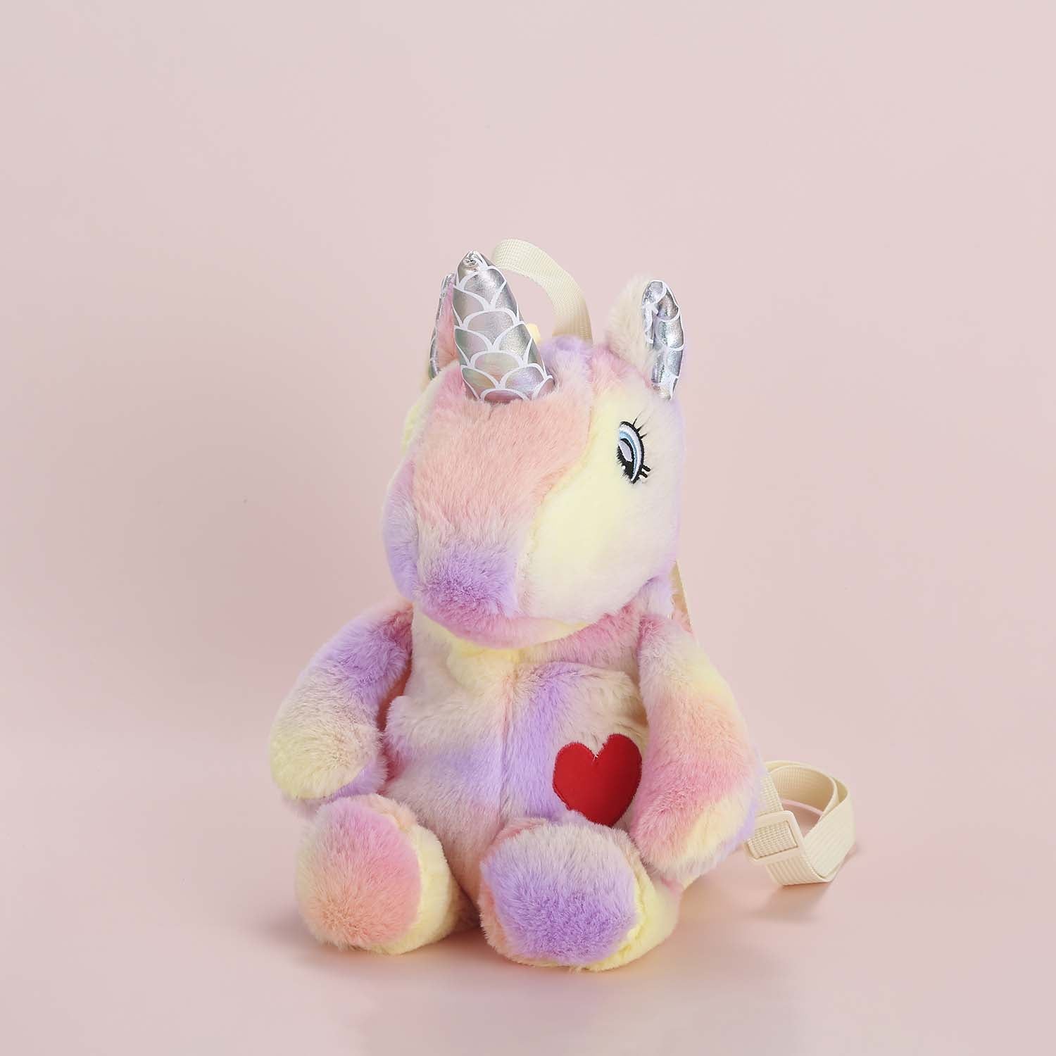 Unicorn Soft Plush Huggable Backpack