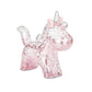 Clear Unicorn Piggy Bank - Blue