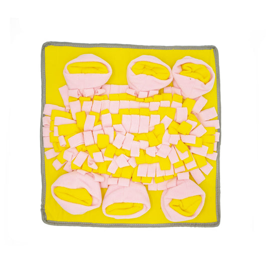 Pink & Yellow Feeding Pad