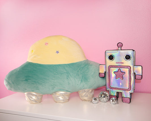 Spaced Out Plushie - UFO Alien Spaceship