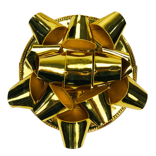 Glitzy Gift Ribbon Handbag - Gold