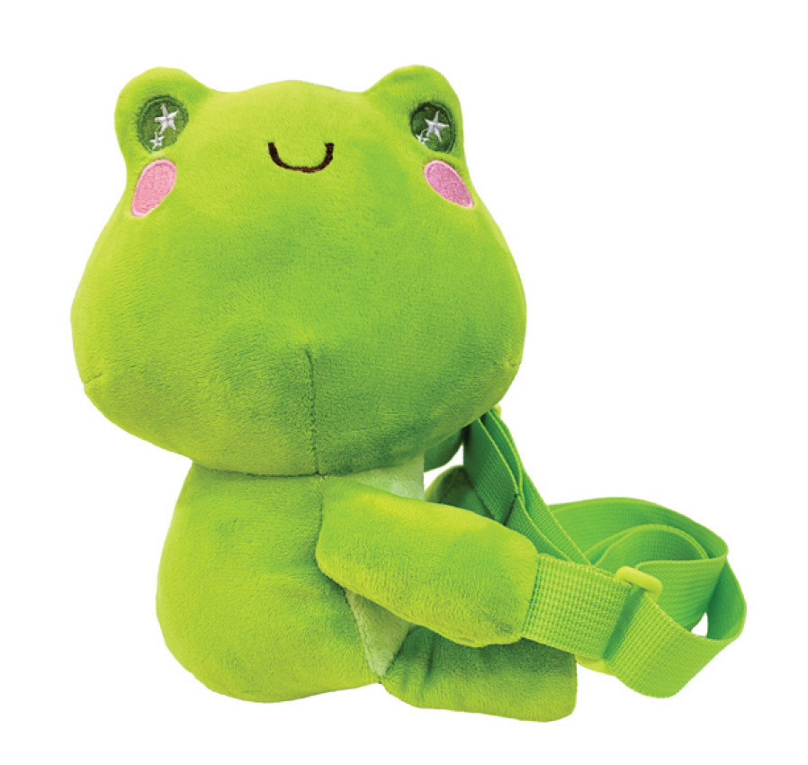 Plush Crossbody - Happy Frog