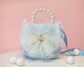 Mini Pearly Lace Crown Crossbody Purse