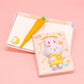 Cute Squishy Hardcover Notebook_Cherry Bunny