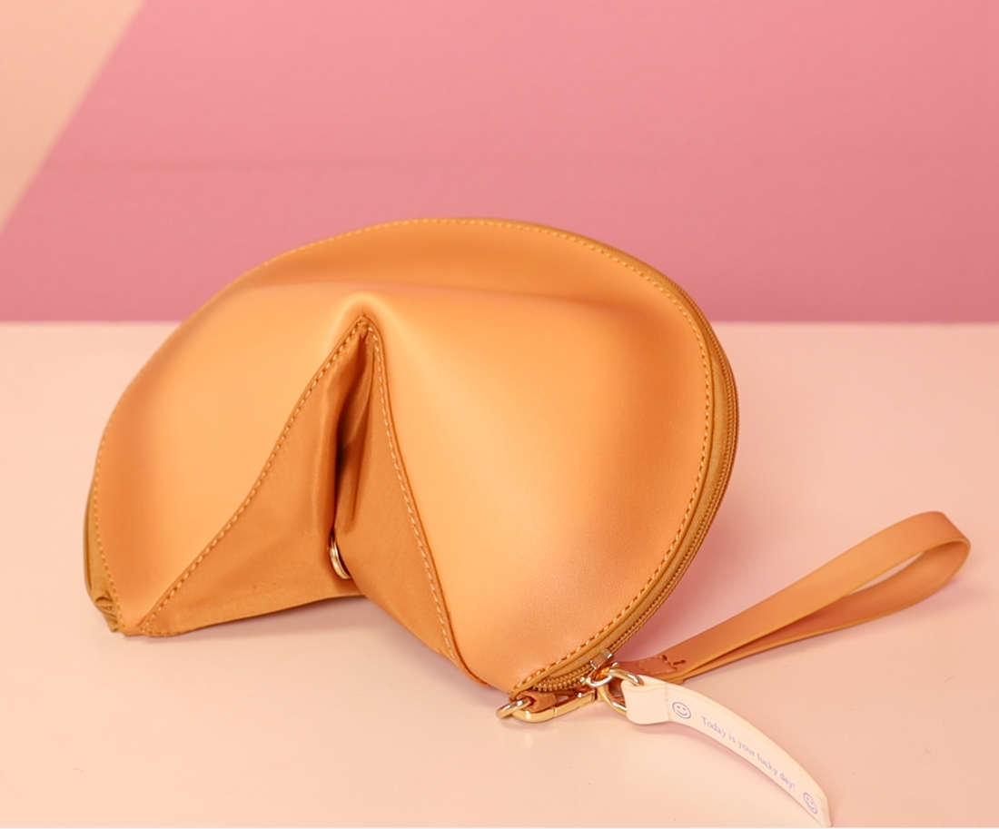 Fortune Cookie Clutch with Strap Bewaltz