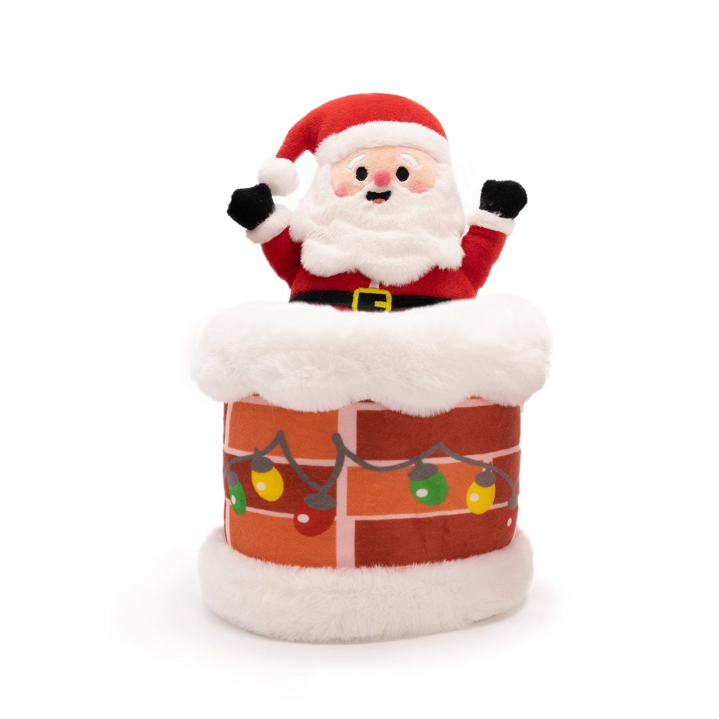Peek-A-Boo Plush - Santa in Chimney